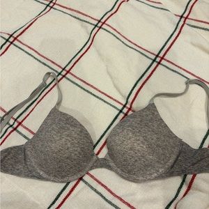 Gray bra from Pink. Worn but in perfect condition